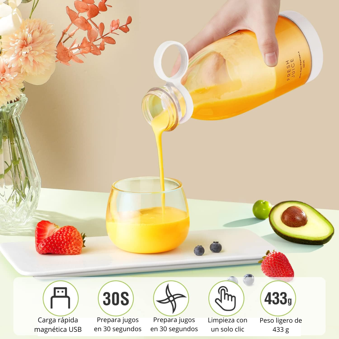 FreshLoop Batidora de frutas inalámbrica portátil