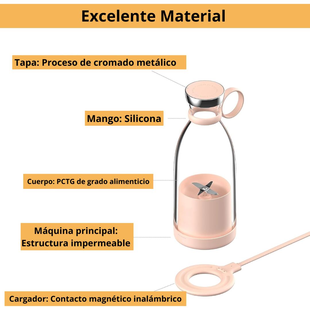 FreshLoop Batidora de frutas inalámbrica portátil