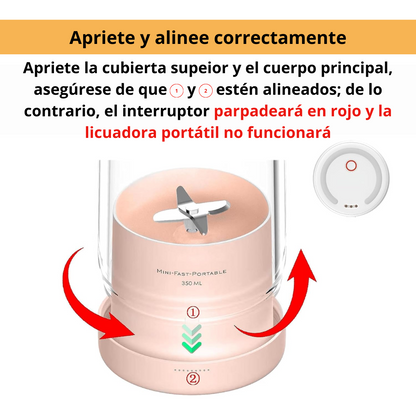 FreshLoop Batidora de frutas inalámbrica portátil